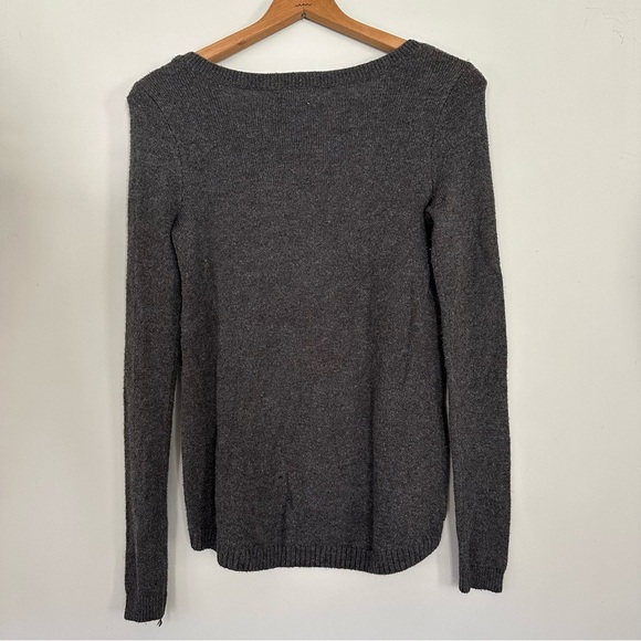 Abercrombie & Fitch Y2K Gray Lightweight Crewneck Sweater Size Small - Picture 7 of 15